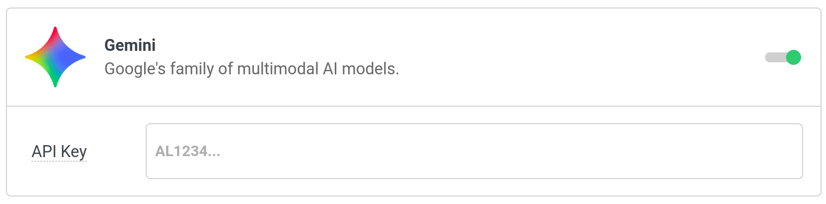 Gemini CSAI Settings