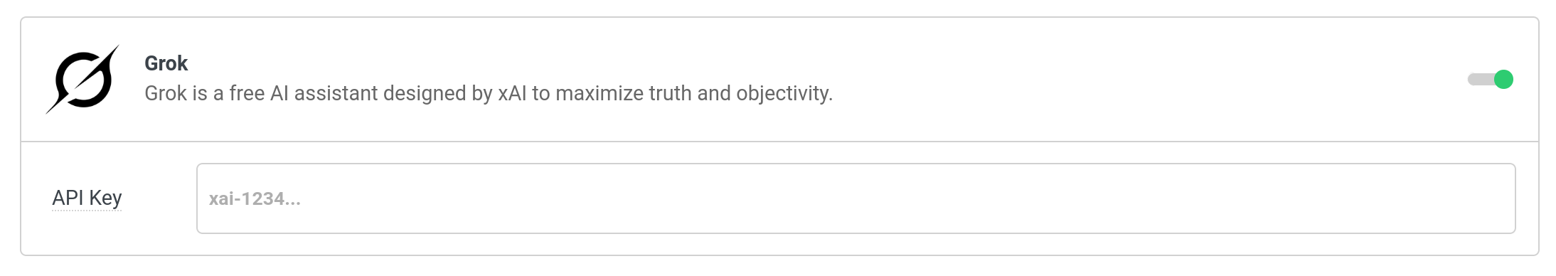 Grok CSAI Settings