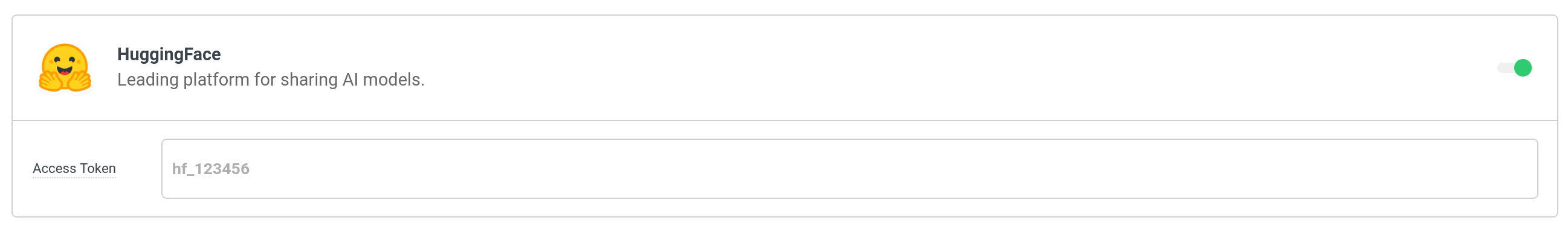 HuggingFace CSAI Settings