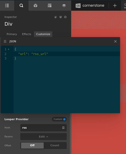 Custom Looper in Cornerstone UI